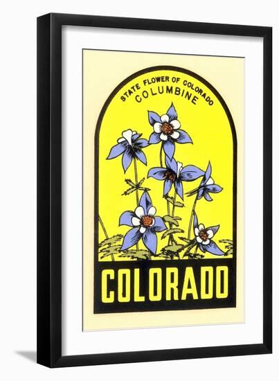 Columbine Decal-null-Framed Art Print