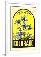 Columbine Decal-null-Framed Art Print