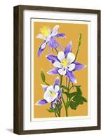 Columbine-Lantern Press-Framed Art Print