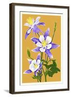 Columbine-Lantern Press-Framed Art Print