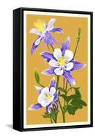 Columbine-Lantern Press-Framed Stretched Canvas