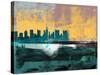 Columbus Abstract Skyline I-Emma Moore-Stretched Canvas