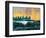 Columbus Abstract Skyline I-Emma Moore-Framed Art Print