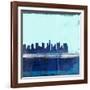 Columbus Abstract Skyline II-Emma Moore-Framed Art Print