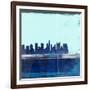 Columbus Abstract Skyline II-Emma Moore-Framed Art Print