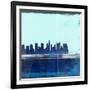 Columbus Abstract Skyline II-Emma Moore-Framed Art Print
