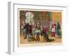 Columbus Agrees Terms with King Ferdinand and Queen Isabella-Planetta-Framed Art Print