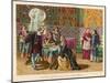 Columbus Agrees Terms with King Ferdinand and Queen Isabella-Planetta-Mounted Art Print