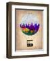 Columbus Air Balloon-NaxArt-Framed Art Print