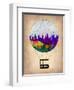 Columbus Air Balloon-NaxArt-Framed Art Print