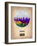 Columbus Air Balloon-NaxArt-Framed Art Print