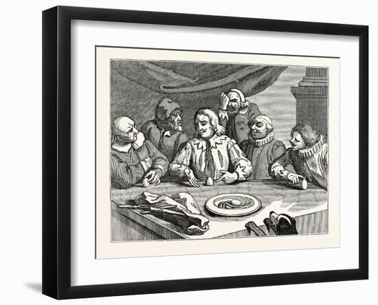 Columbus and the Egg-null-Framed Giclee Print