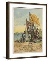 Columbus Arrives in the New World-Andrew Melrose-Framed Giclee Print