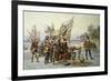 Columbus at San Salvador-Jean Leon Gerome Ferris-Framed Giclee Print