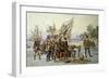 Columbus at San Salvador-Jean Leon Gerome Ferris-Framed Giclee Print