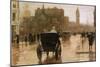 Columbus Avenue-Childe Hassam-Mounted Art Print