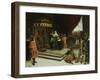 Columbus Before the Spanish Court after His Return from the Americas, 1894-Jose Agustin Arrieta-Framed Giclee Print