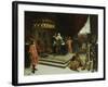 Columbus Before the Spanish Court after His Return from the Americas, 1894-Jose Agustin Arrieta-Framed Giclee Print