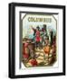 Columbus Brand Cigar Box Label, Christopher Columbus-Lantern Press-Framed Art Print