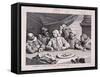 Columbus Breaking the Egg, 1753-William Hogarth-Framed Stretched Canvas