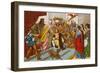 Columbus Bringing Gifts from the New World to Queen Isabella of Spain 1492-null-Framed Giclee Print