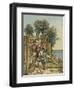 Columbus Building a Fort in Haiti-Andrew Melrose-Framed Giclee Print