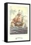 Columbus Caravels, Nina, Pinta, Santa Maria-null-Framed Stretched Canvas