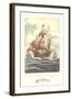 Columbus Caravels, Nina, Pinta, Santa Maria-null-Framed Art Print