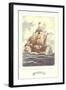 Columbus Caravels, Nina, Pinta, Santa Maria-null-Framed Art Print