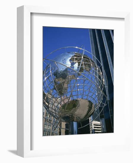 Columbus Circle, Central Park West, New York City, New York, Unit6Ed States of America-Renner Geoff-Framed Photographic Print