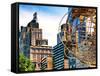 Columbus Circle, Globe Sculpture, 59 Street and Columbus Ave, Essex House Building, New York City-Philippe Hugonnard-Framed Stretched Canvas