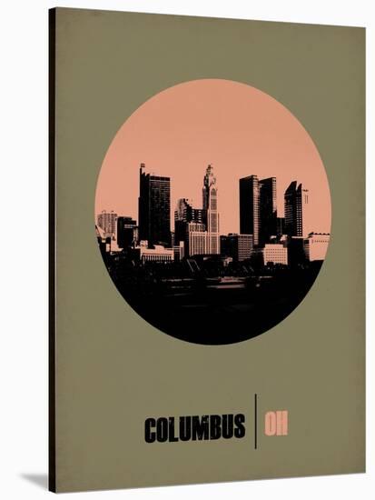 Columbus Circle Poster 1-NaxArt-Stretched Canvas
