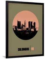 Columbus Circle Poster 1-NaxArt-Framed Art Print