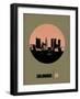 Columbus Circle Poster 1-NaxArt-Framed Art Print