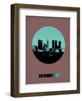 Columbus Circle Poster 2-NaxArt-Framed Art Print