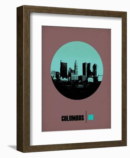 Columbus Circle Poster 2-NaxArt-Framed Art Print