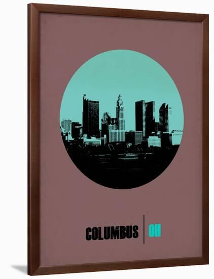 Columbus Circle Poster 2-NaxArt-Framed Art Print