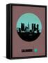 Columbus Circle Poster 2-NaxArt-Framed Stretched Canvas