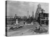 Columbus Circle with Monument and View East, New York-null-Stretched Canvas