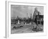 Columbus Circle with Monument and View East, New York-null-Framed Photographic Print