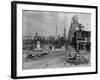 Columbus Circle with Monument and View East, New York-null-Framed Photographic Print