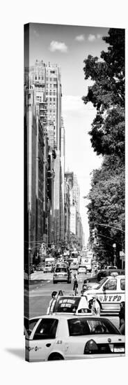 Columbus Circle, Yellow Cab and NYPD Vehicule, Central Park West, Manhattan, New York-Philippe Hugonnard-Stretched Canvas