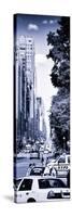 Columbus Circle, Yellow Cab and NYPD Vehicule, Central Park West, Manhattan, New York-Philippe Hugonnard-Stretched Canvas