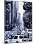 Columbus Circle, Yellow Cab and NYPD Vehicule, Central Park West, Manhattan, New York-Philippe Hugonnard-Mounted Photographic Print