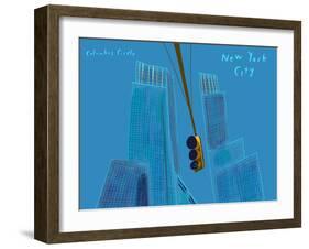 Columbus circle-Mark Ulriksen-Framed Art Print