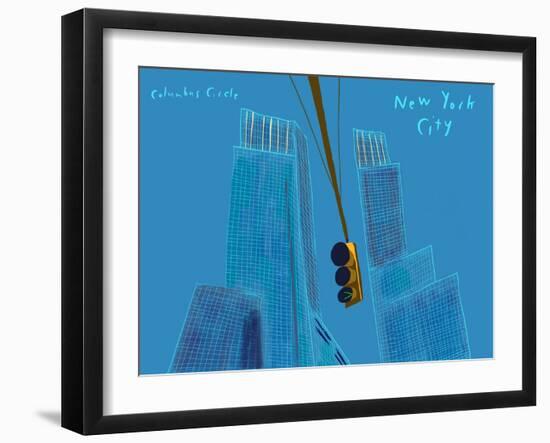 Columbus circle-Mark Ulriksen-Framed Art Print