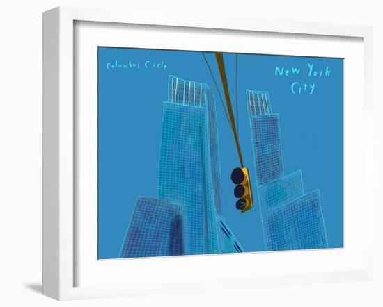 Columbus circle-Mark Ulriksen-Framed Art Print