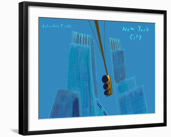 Columbus circle-Mark Ulriksen-Framed Art Print