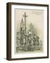 Columbus Claiming the New World for Spain-Andrew Melrose-Framed Giclee Print