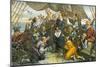 Columbus Cleveland and His Mutinous Crew - This Ship Shall Not Turn Back! 1885-Bernard Gillam-Mounted Giclee Print